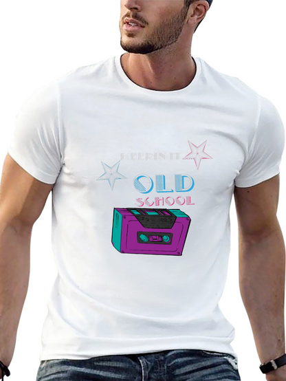 Camiseta Negra Retro Old School