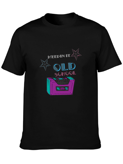 Camiseta Negra Retro Old School