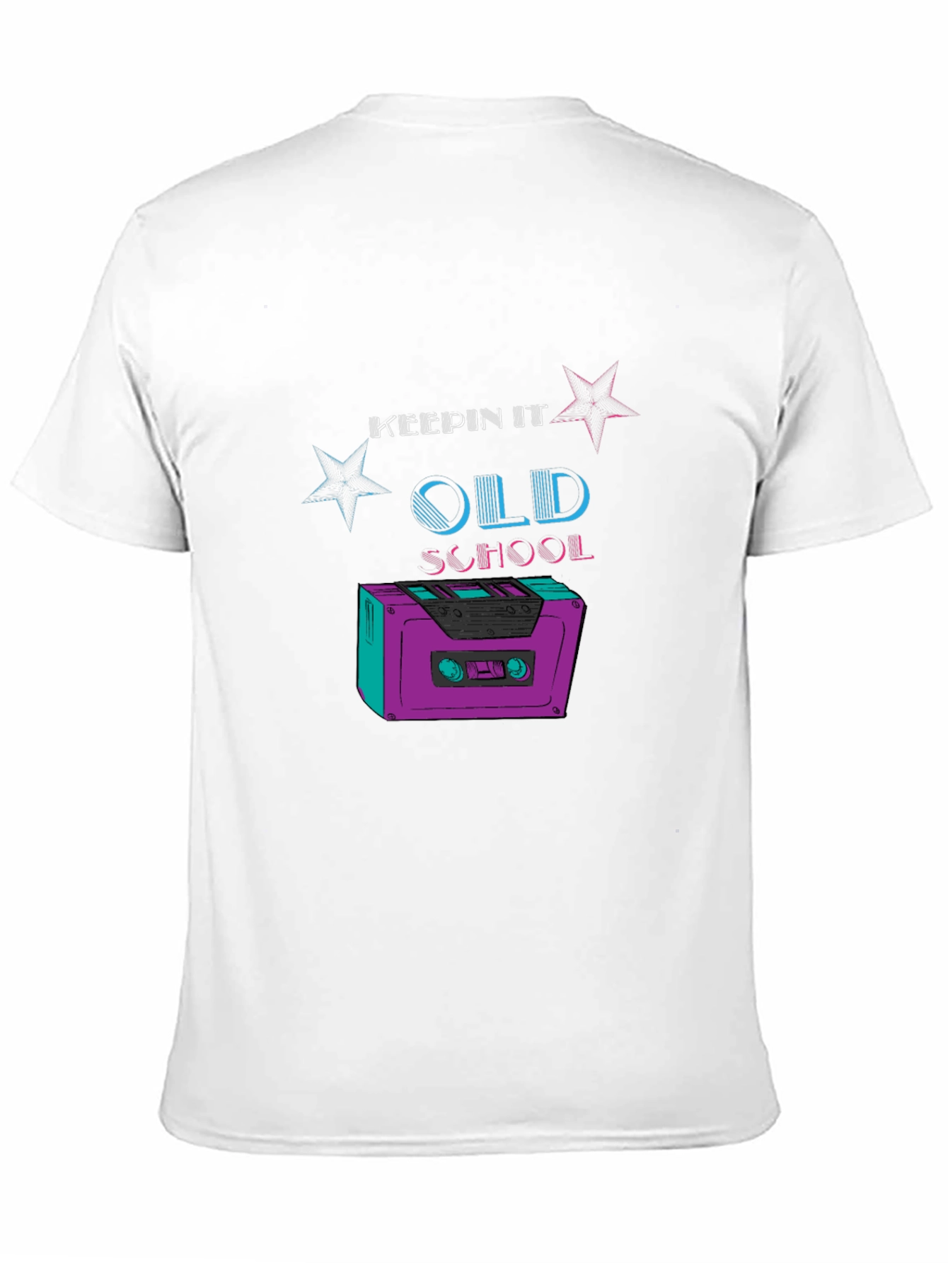 Camiseta Negra Retro Old School