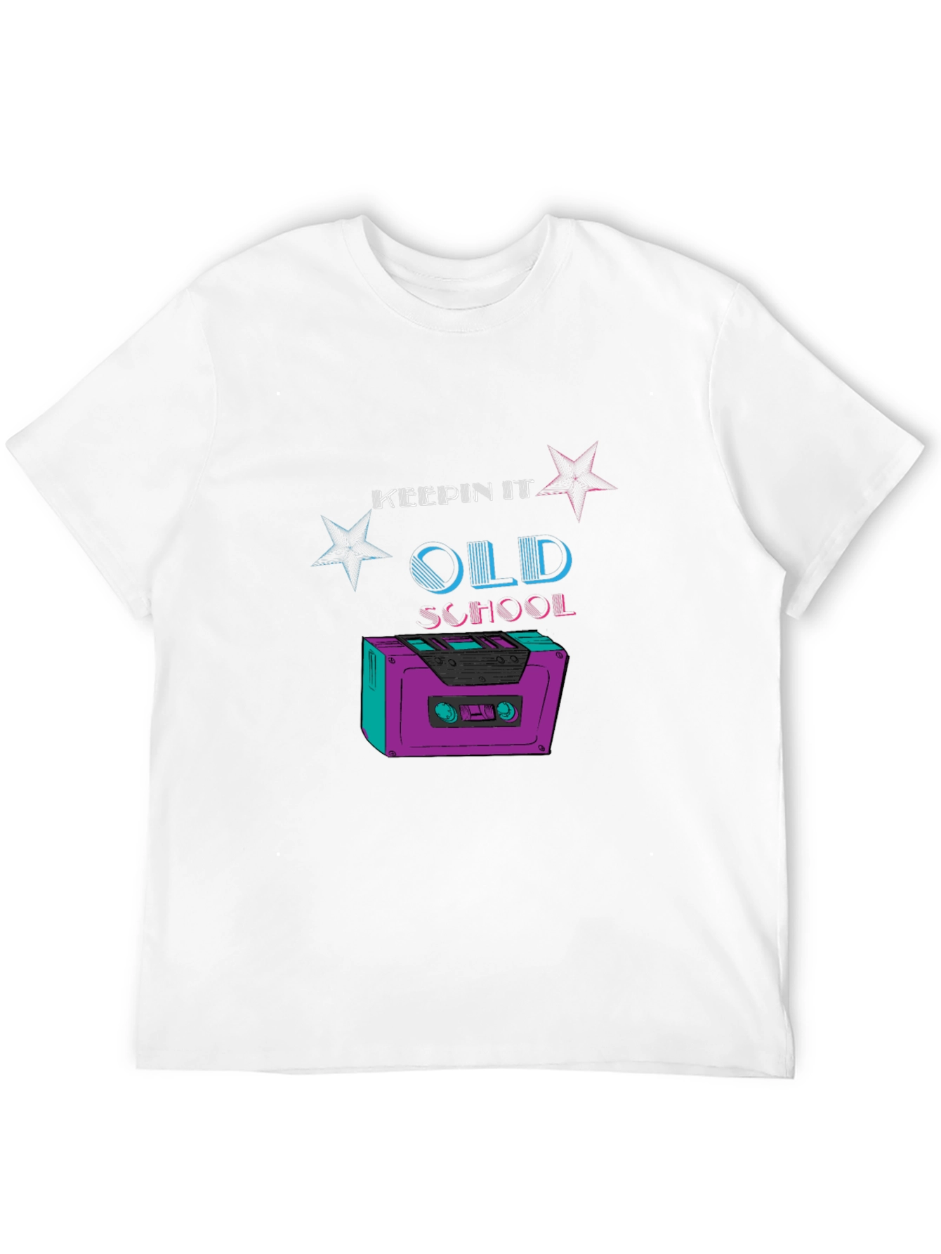 Camiseta Negra Retro Old School