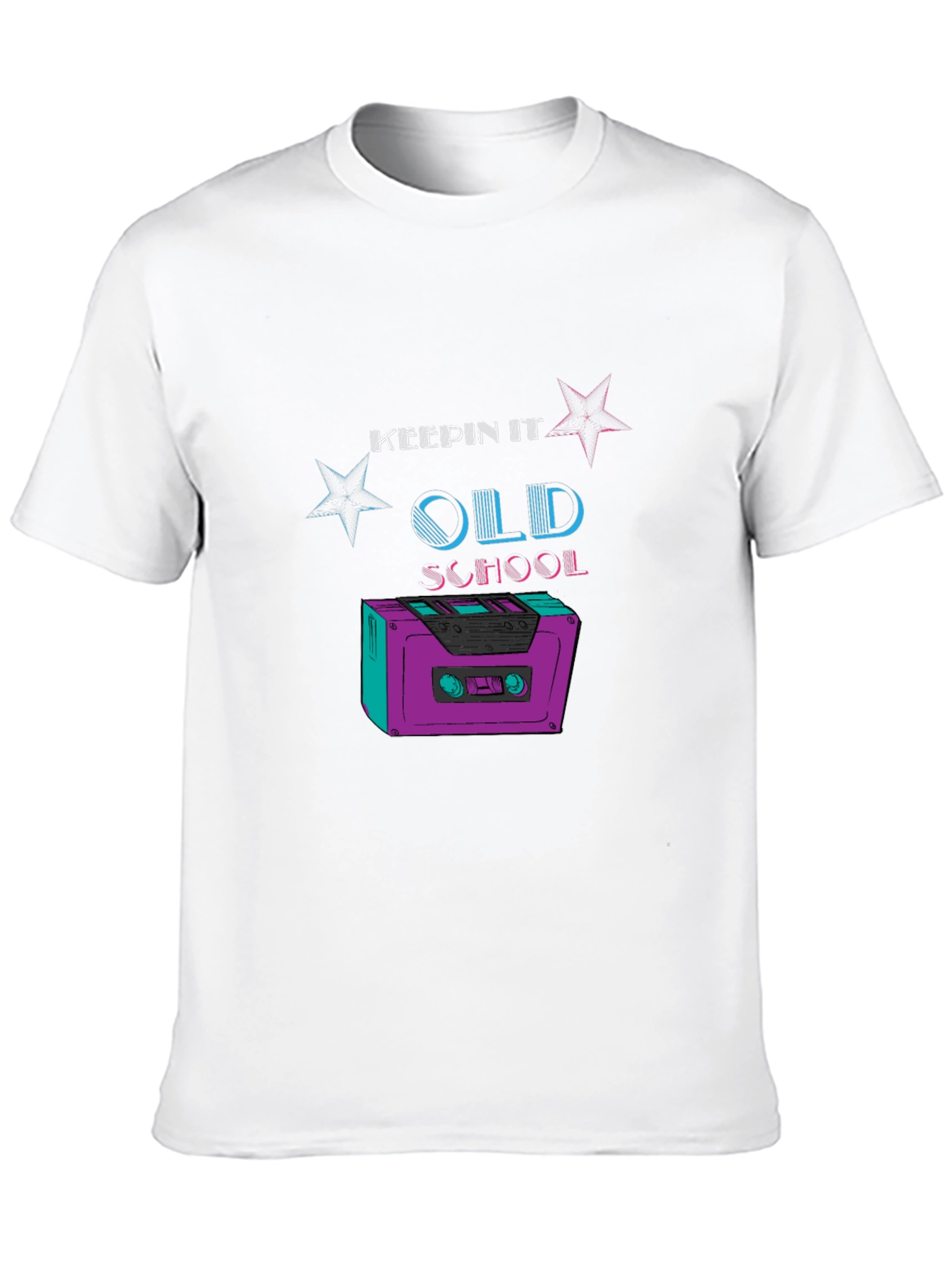 Camiseta Negra Retro Old School