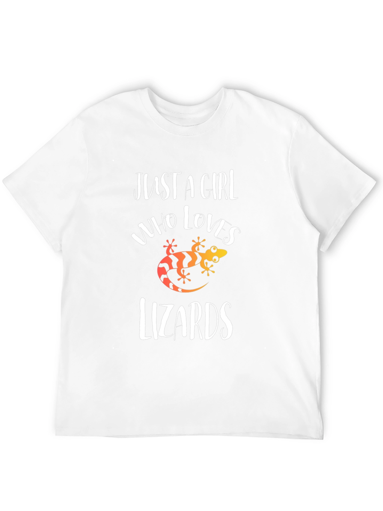 Camiseta Negra Amo las Lagartijas para Mujer
