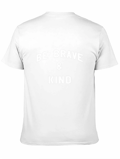 Camiseta Negra: Sé Valiente y Amable