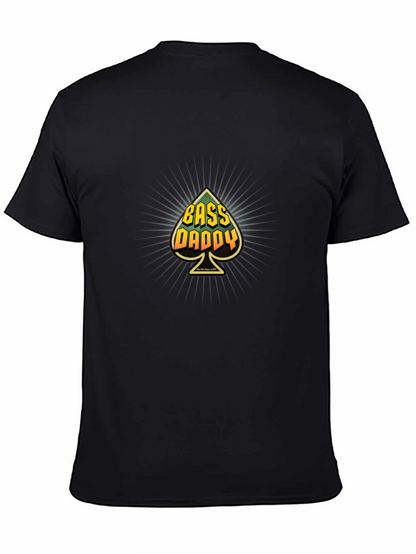 Camiseta Negra Bass Daddy Diseño Original