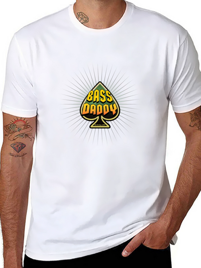 Camiseta Negra Bass Daddy Diseño Original