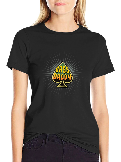 Camiseta Negra Bass Daddy Diseño Original