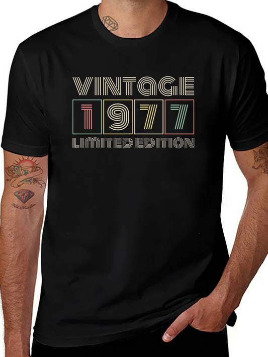 Camiseta Vintage 1977 Edición Limitada