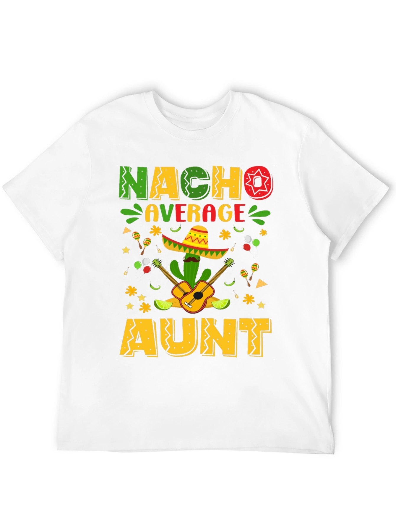 Camiseta Nacho Average Aunt - Fiesta Mexicana