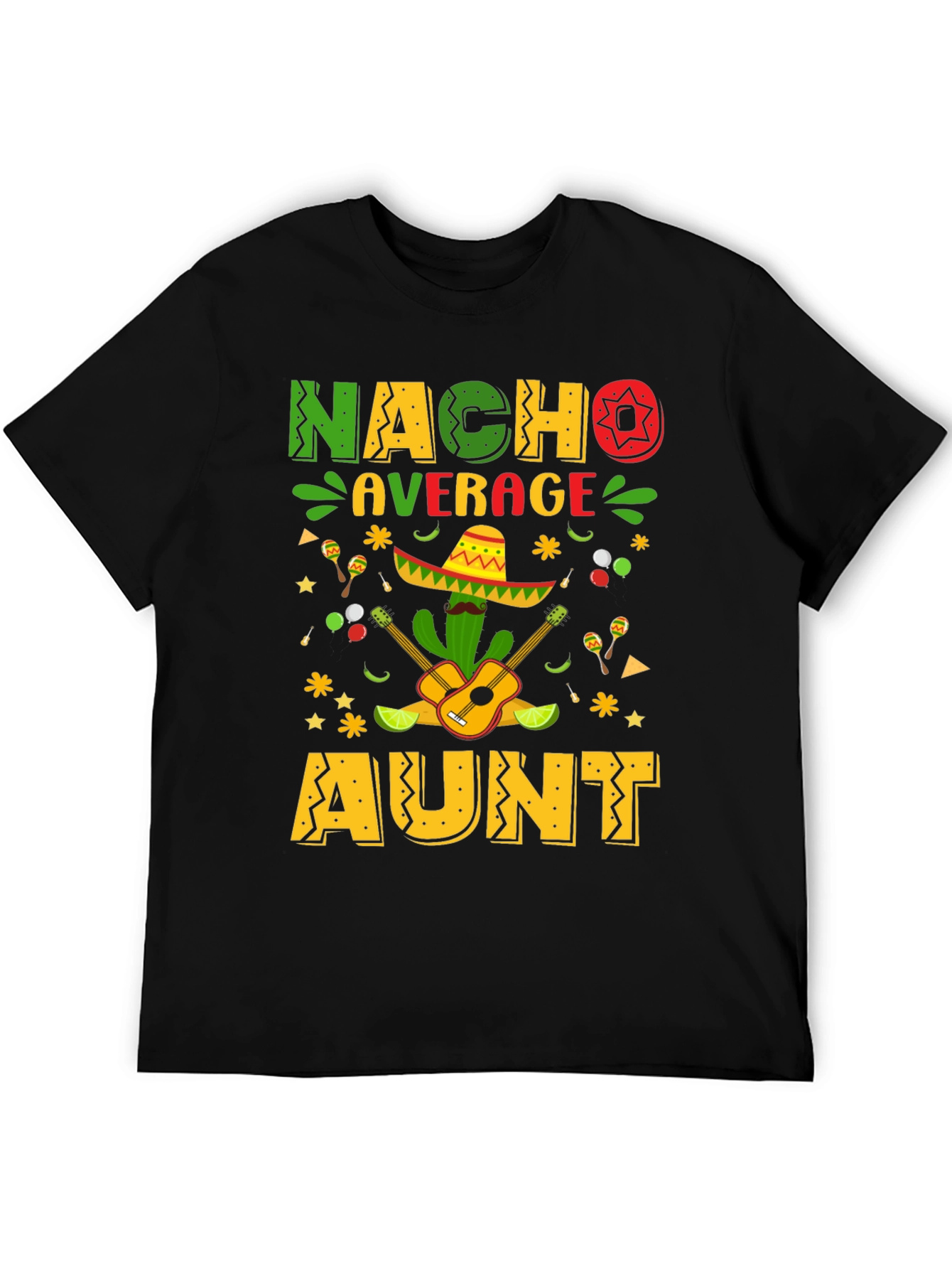 Camiseta Nacho Average Aunt - Fiesta Mexicana