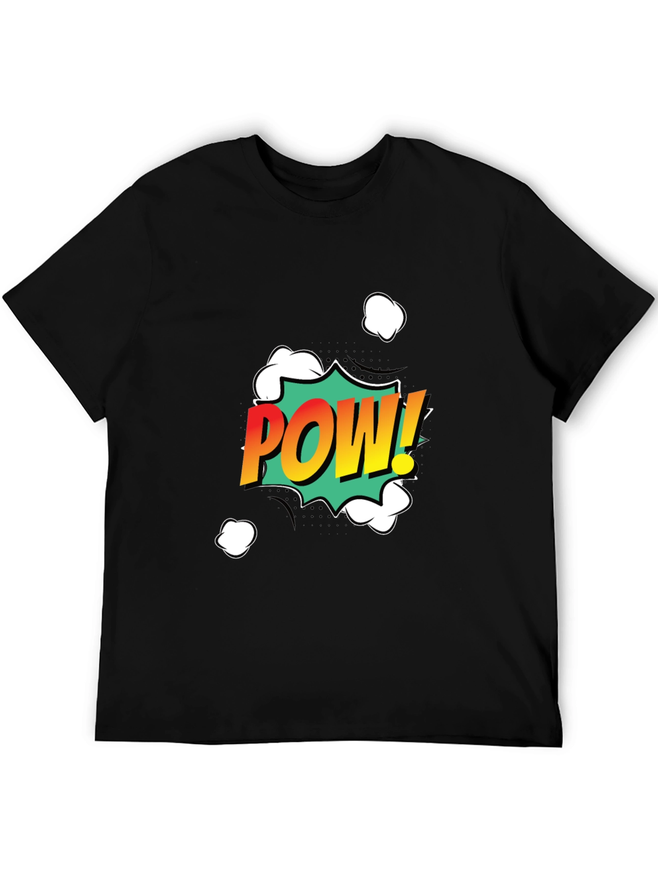 Camiseta Negra POW! Estilo Cómic