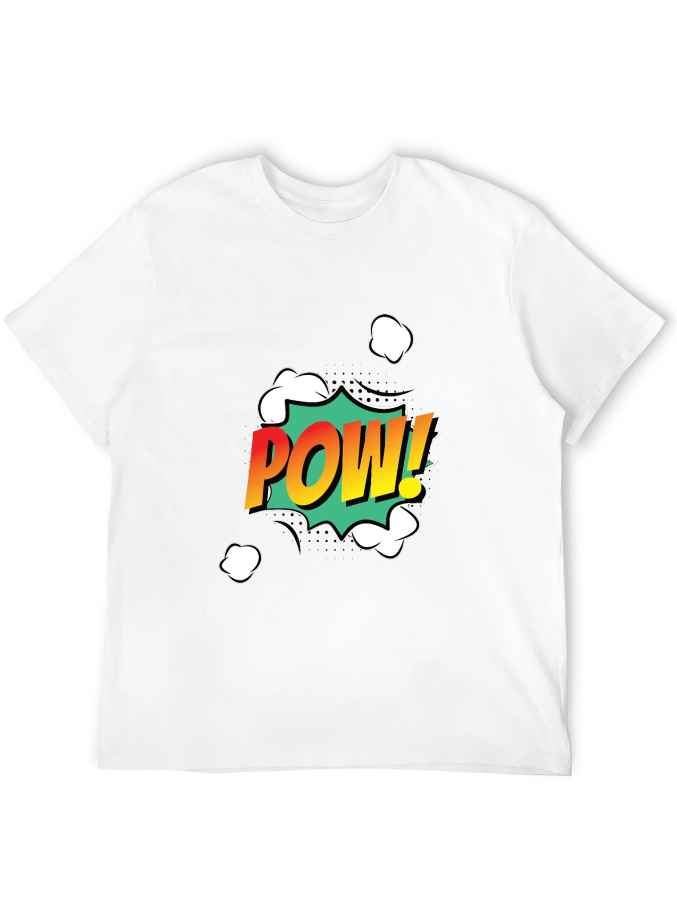 Camiseta Negra POW! Estilo Cómic