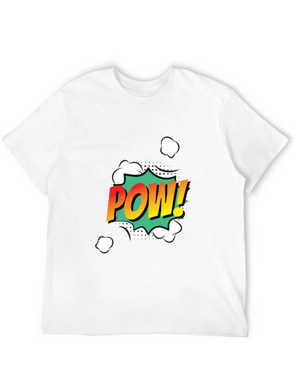 Camiseta Negra POW! Estilo Cómic