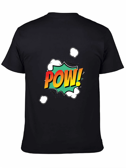 Camiseta Negra POW! Estilo Cómic