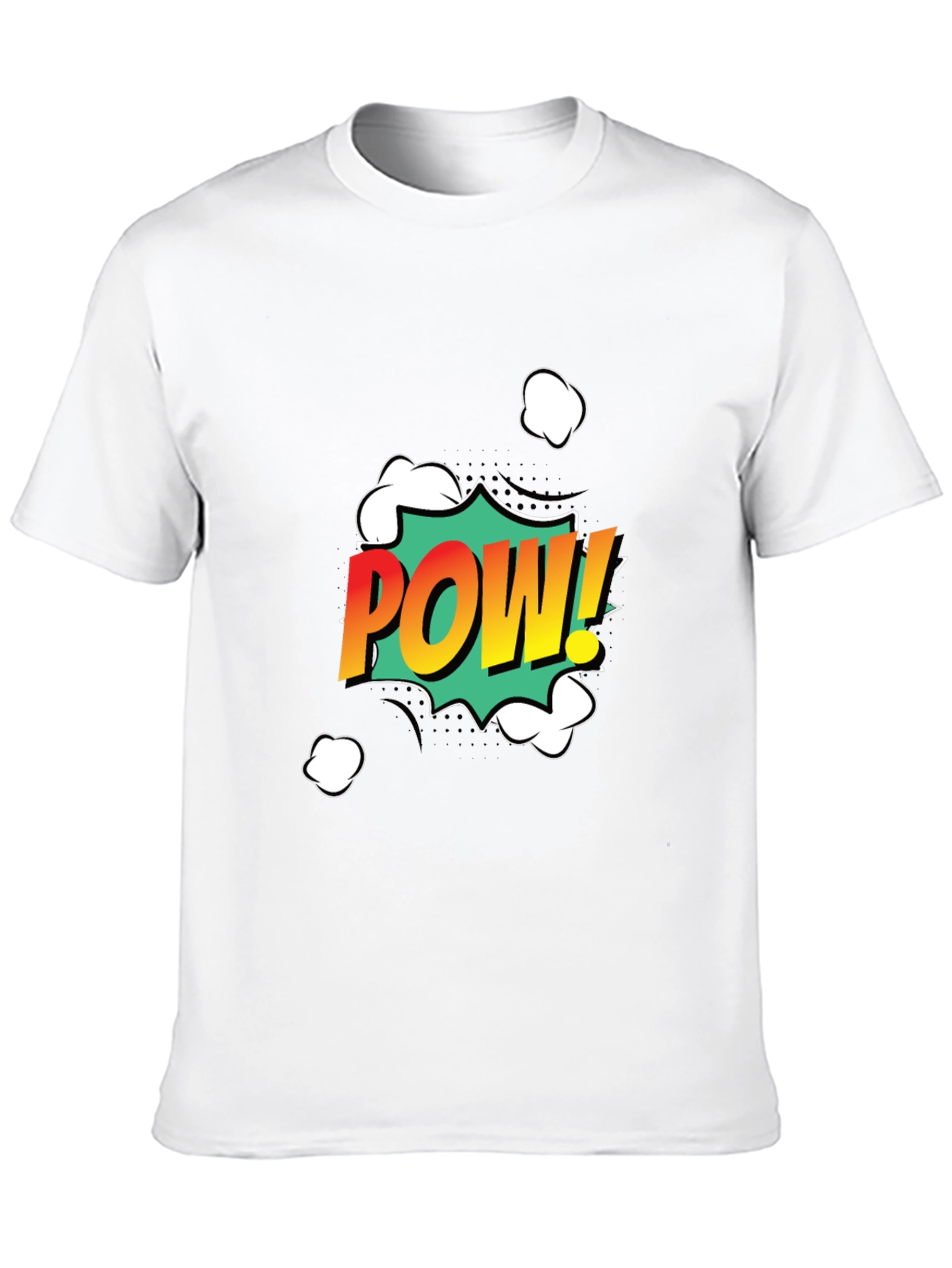 Camiseta Negra POW! Estilo Cómic