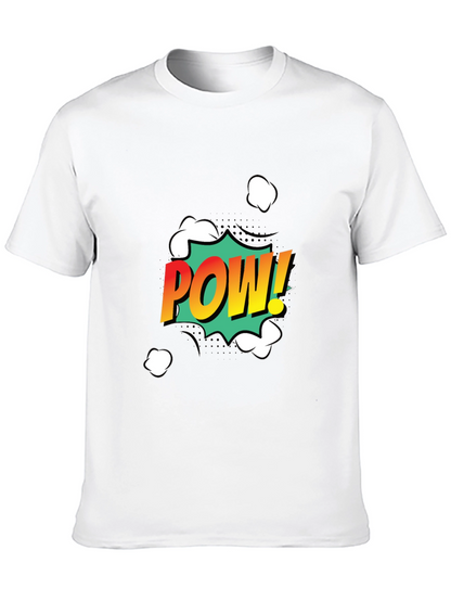 Camiseta Negra POW! Estilo Cómic