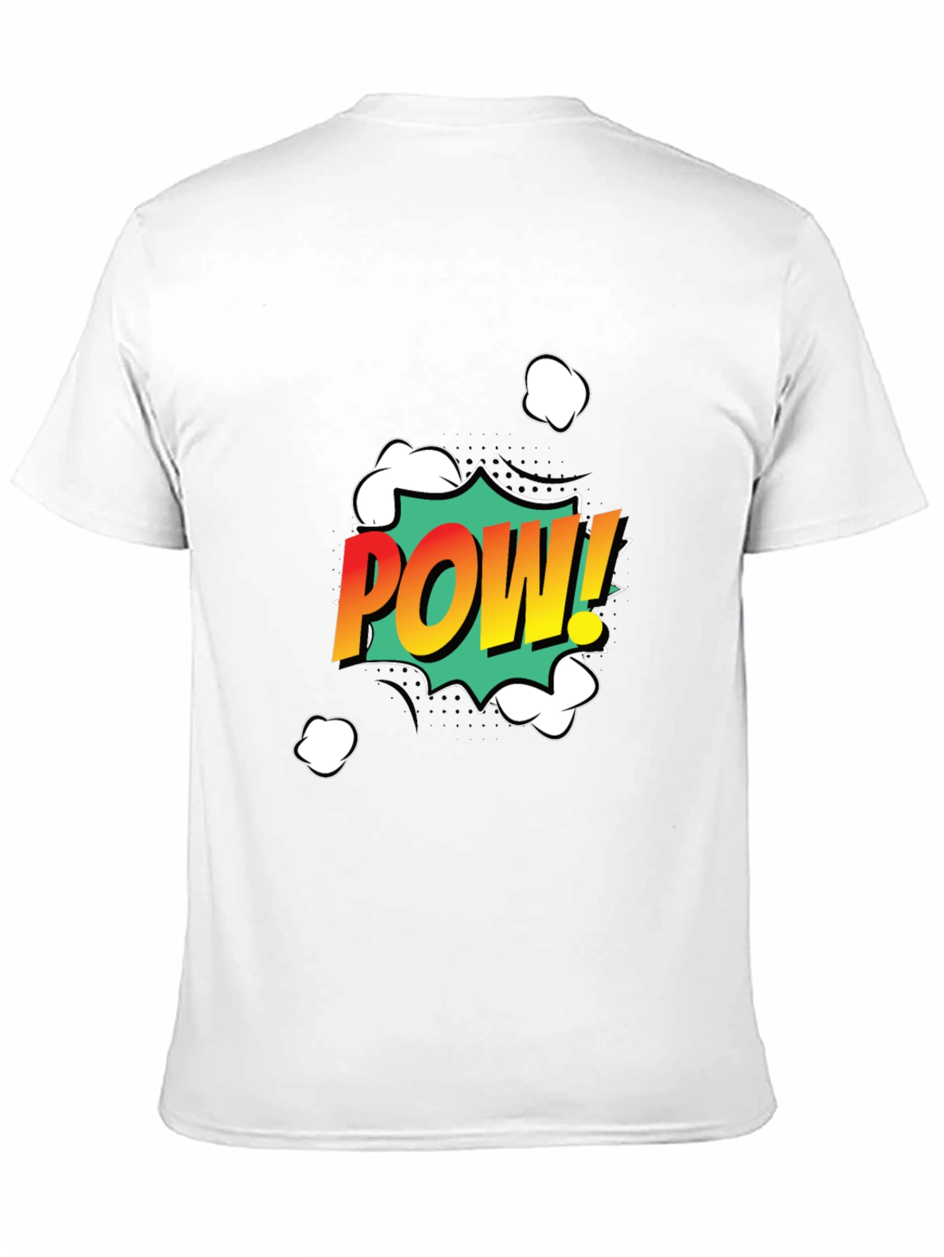 Camiseta Negra POW! Estilo Cómic