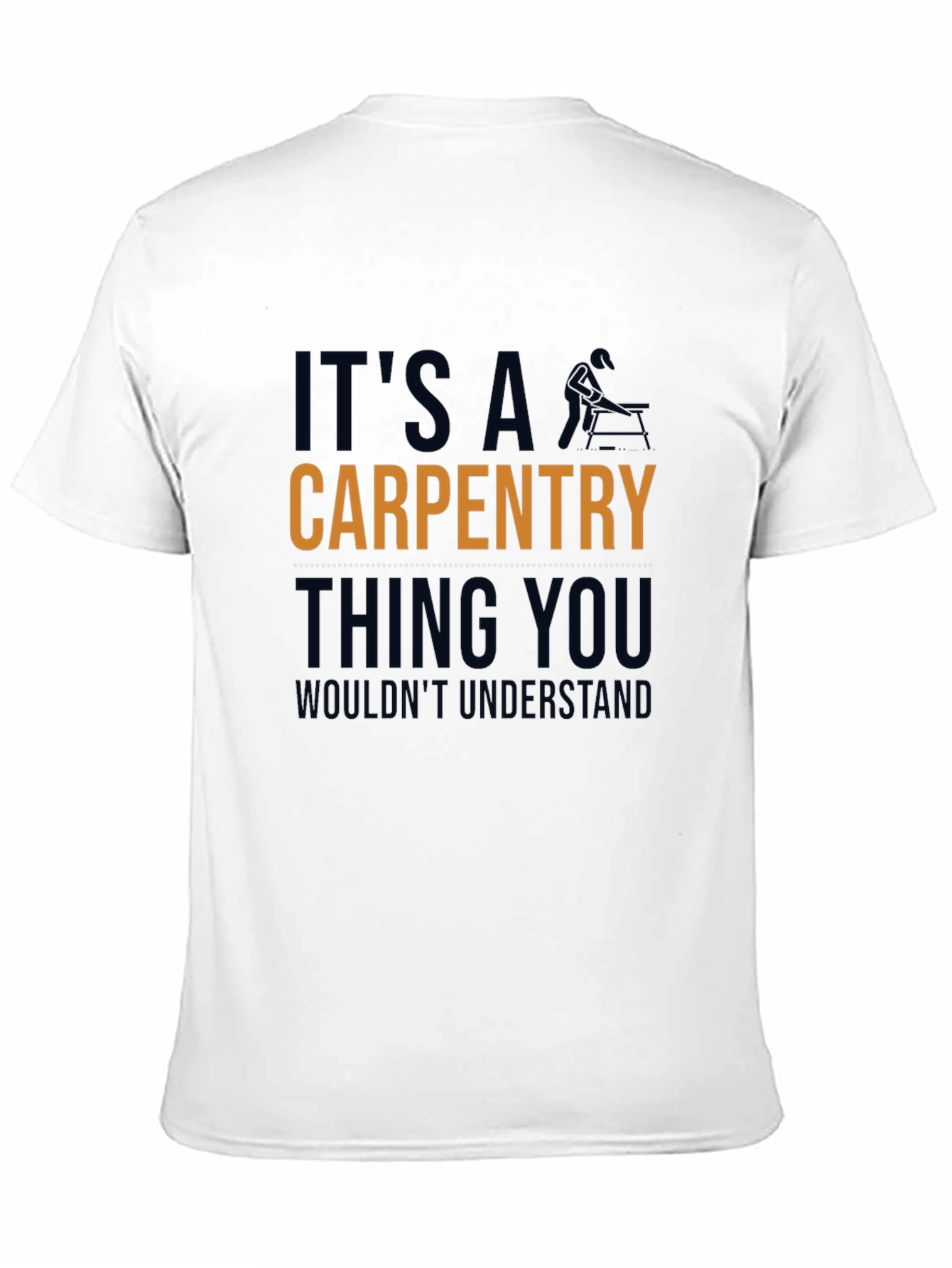 Camiseta Negra: Carpintería - Cosa de Carpinteros
