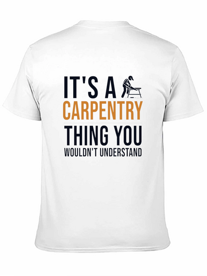 Camiseta Negra: Carpintería - Cosa de Carpinteros