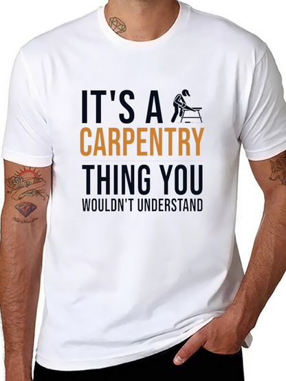 Camiseta Negra: Carpintería - Cosa de Carpinteros