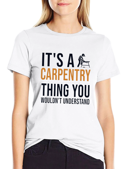 Camiseta Negra: Carpintería - Cosa de Carpinteros