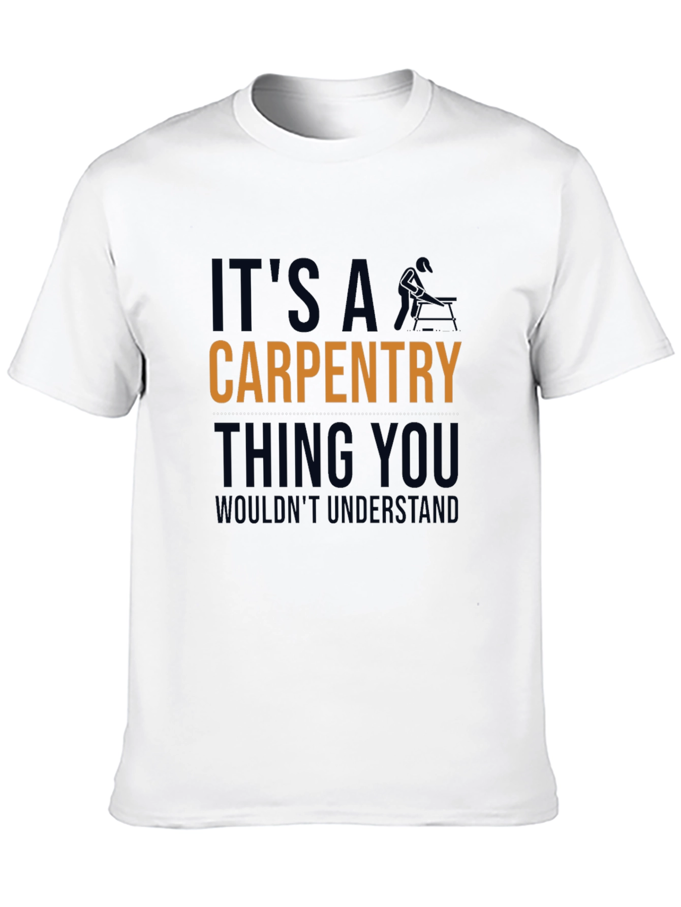 Camiseta Negra: Carpintería - Cosa de Carpinteros