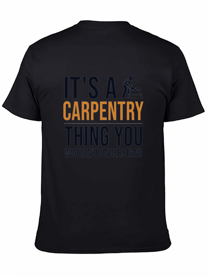 Camiseta Negra: Carpintería - Cosa de Carpinteros