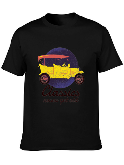 Camiseta Negra Clásica: Classics Never Get Old