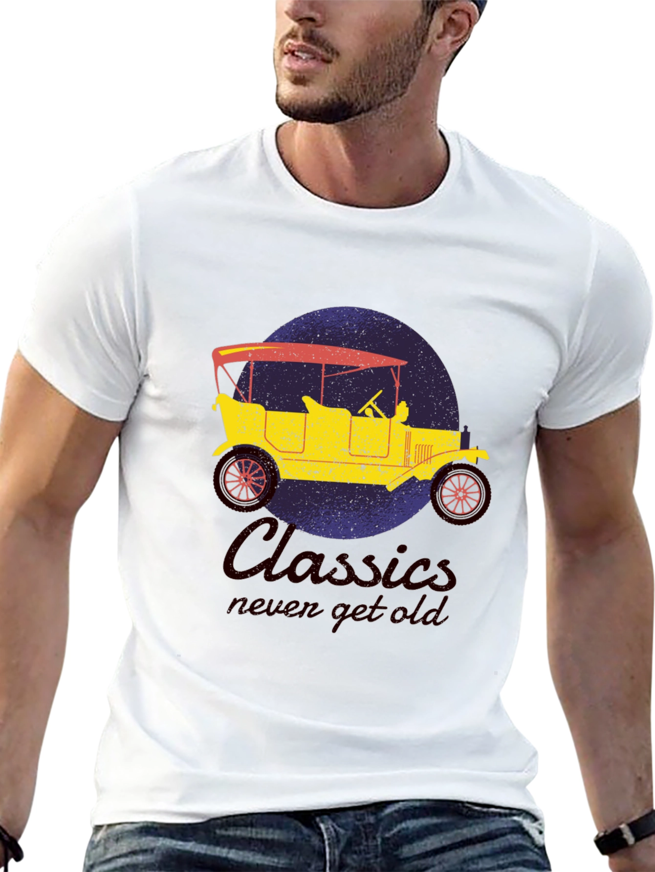 Camiseta Negra Clásica: Classics Never Get Old