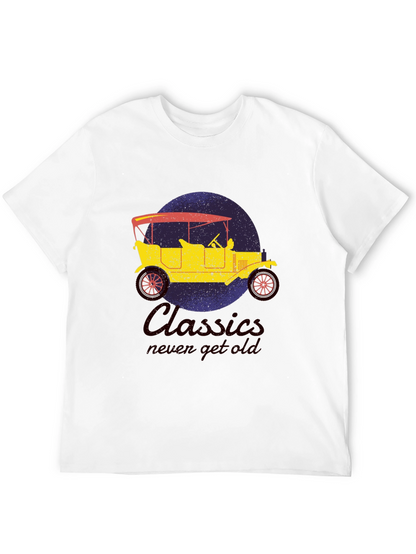 Camiseta Negra Clásica: Classics Never Get Old