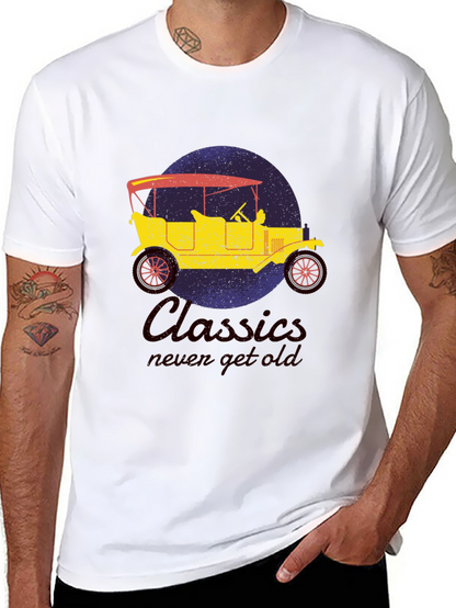 Camiseta Negra Clásica: Classics Never Get Old