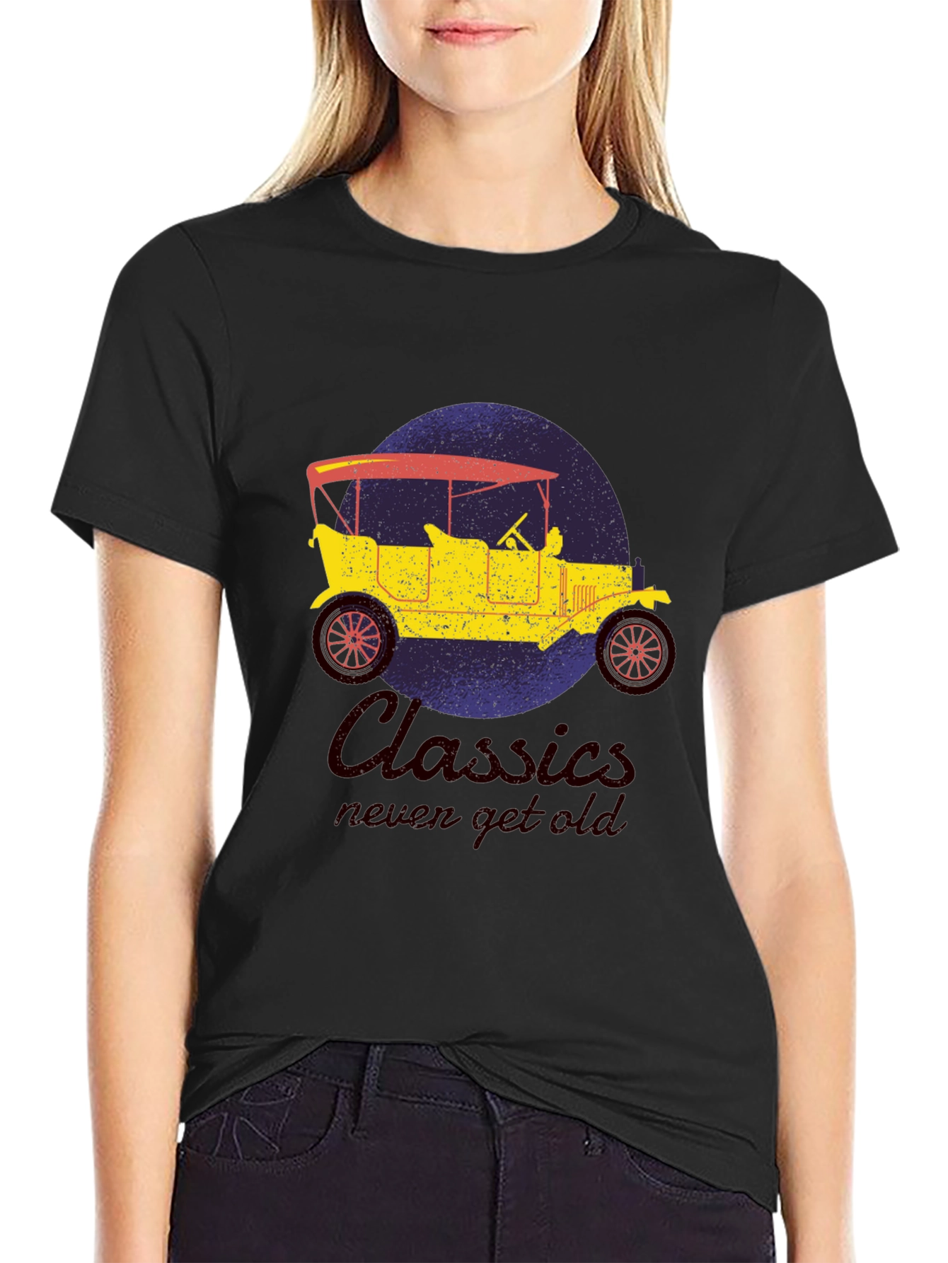 Camiseta Negra Clásica: Classics Never Get Old