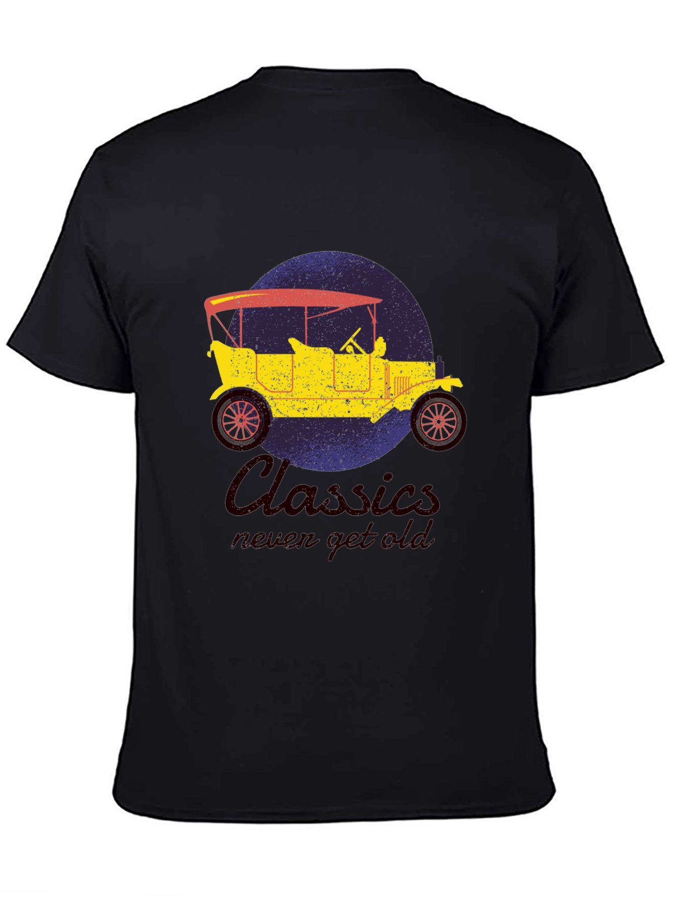 Camiseta Negra Clásica: Classics Never Get Old