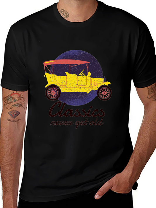 Camiseta Negra Clásica: Classics Never Get Old
