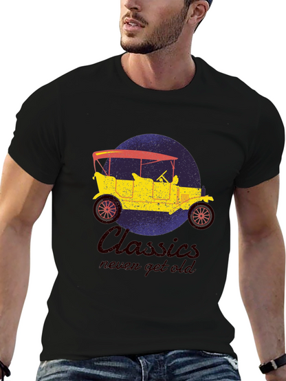 Camiseta Negra Clásica: Classics Never Get Old