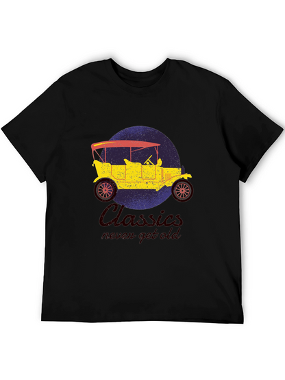 Camiseta Negra Clásica: Classics Never Get Old