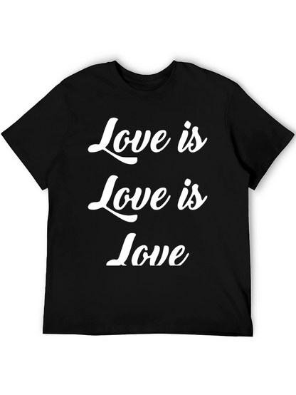 Camiseta Negra Love is Love para Todos