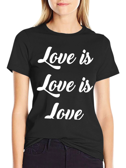 Camiseta Negra Love is Love para Todos