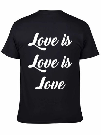 Camiseta Negra Love is Love para Todos