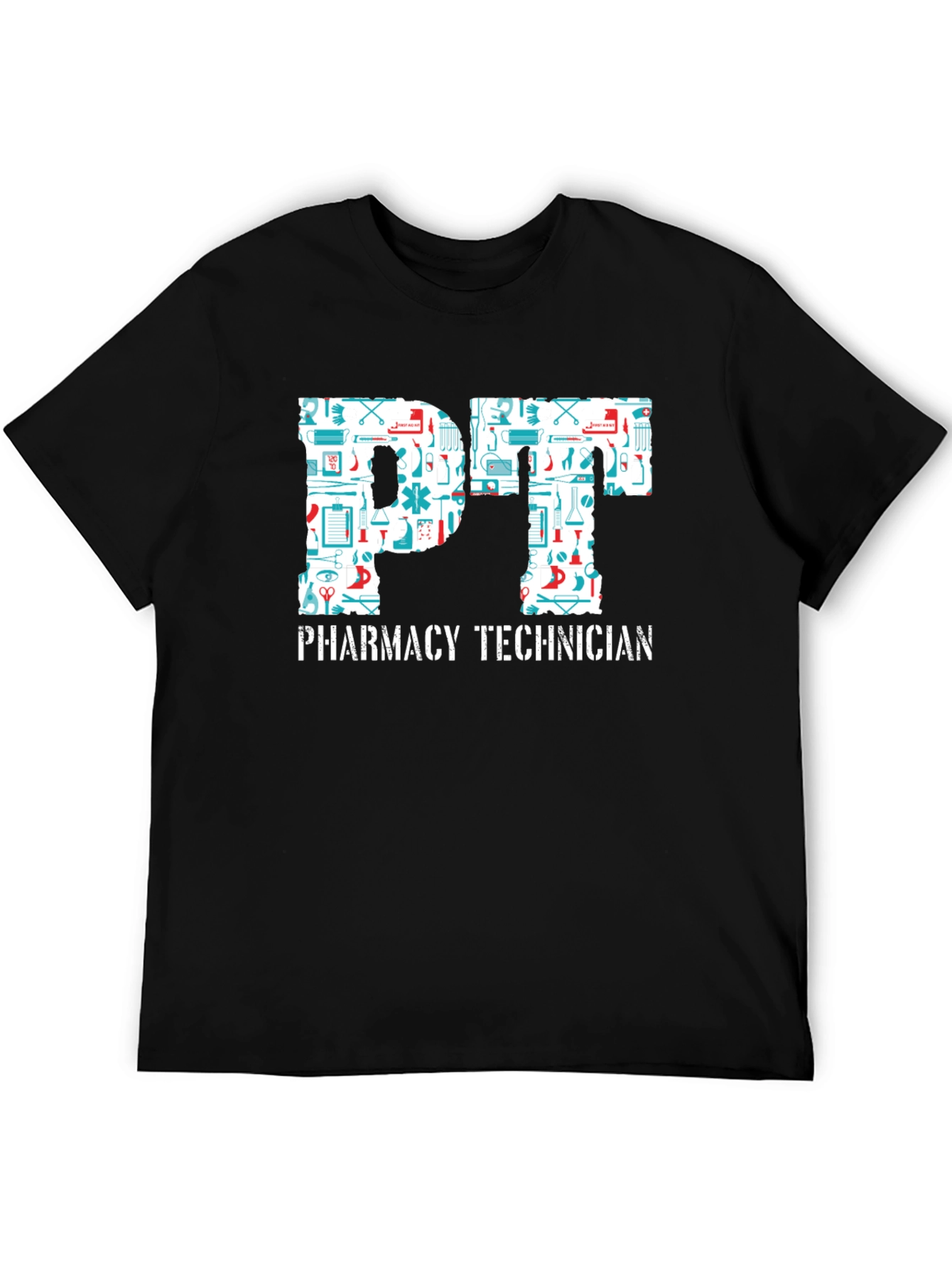 Camiseta Negra PT Pharmacy Technician