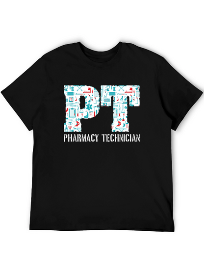 Camiseta Negra PT Pharmacy Technician