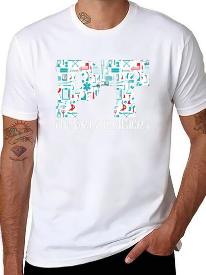 Camiseta Negra PT Pharmacy Technician