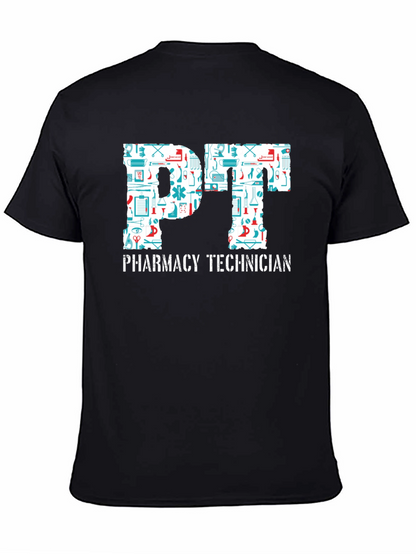 Camiseta Negra PT Pharmacy Technician