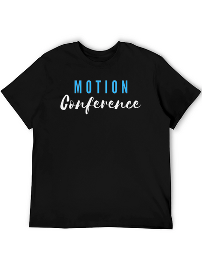 Camiseta Negra Motion Conference para Hombre