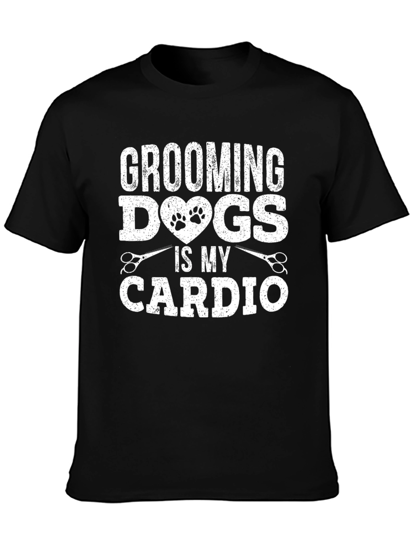 Camiseta Grooming Dogs Is My Cardio