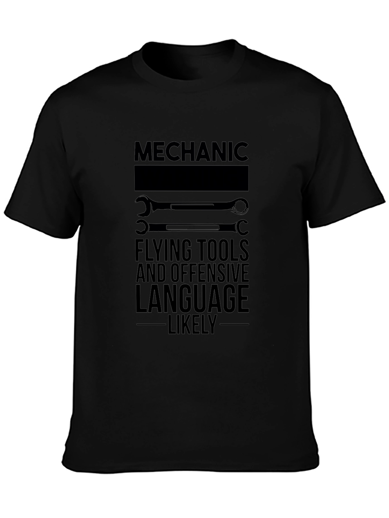 Camiseta Mecánico: Herramientas y Lenguaje Ofensivo