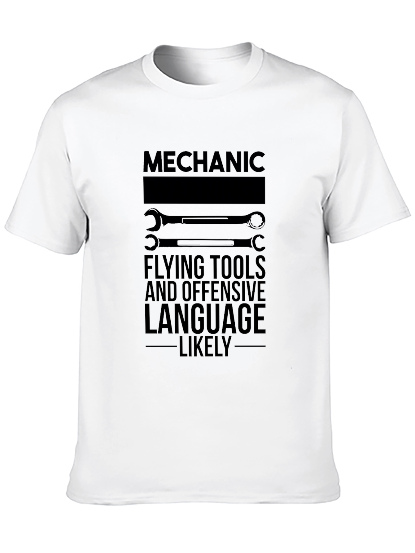 Camiseta Mecánico: Herramientas y Lenguaje Ofensivo