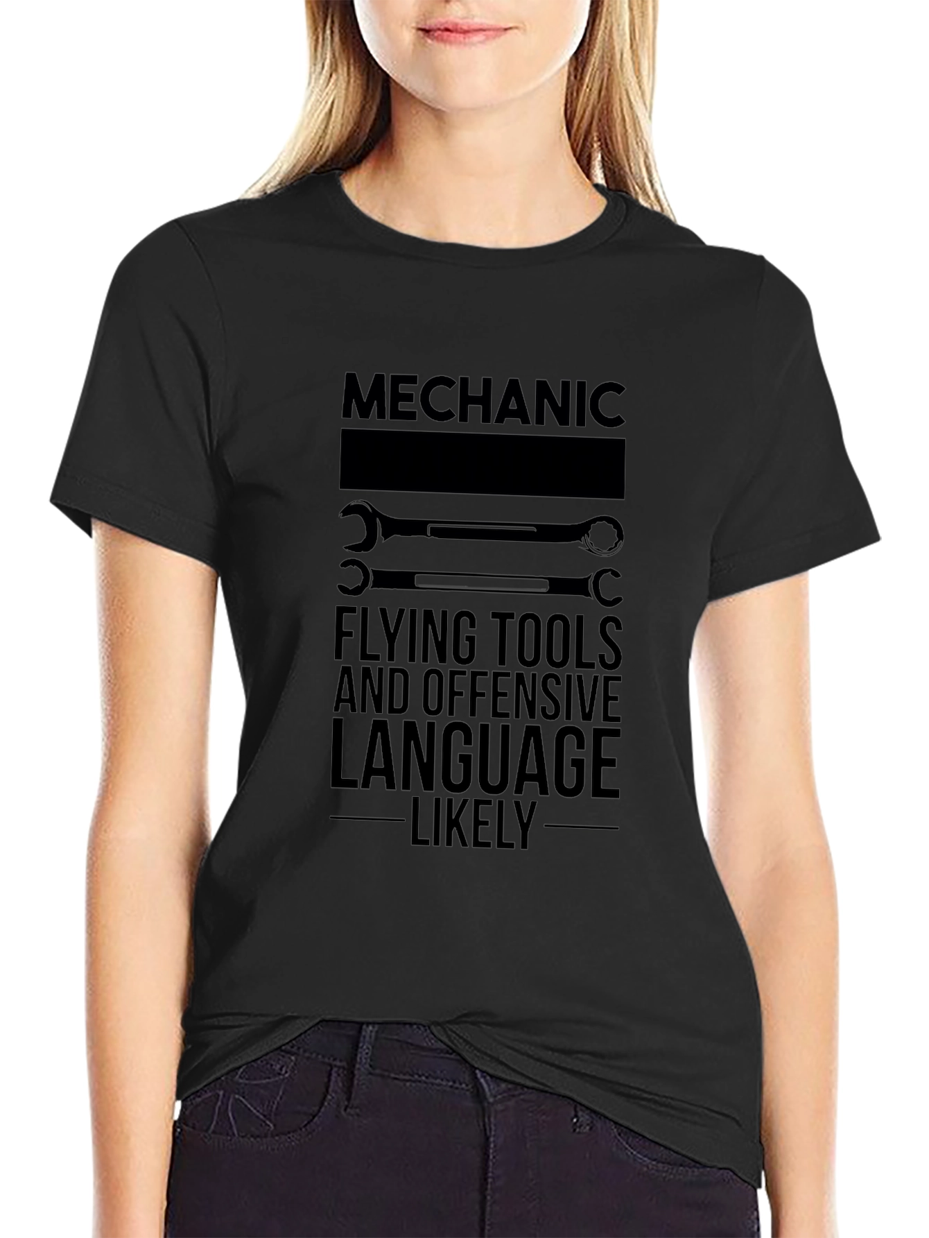 Camiseta Mecánico: Herramientas y Lenguaje Ofensivo