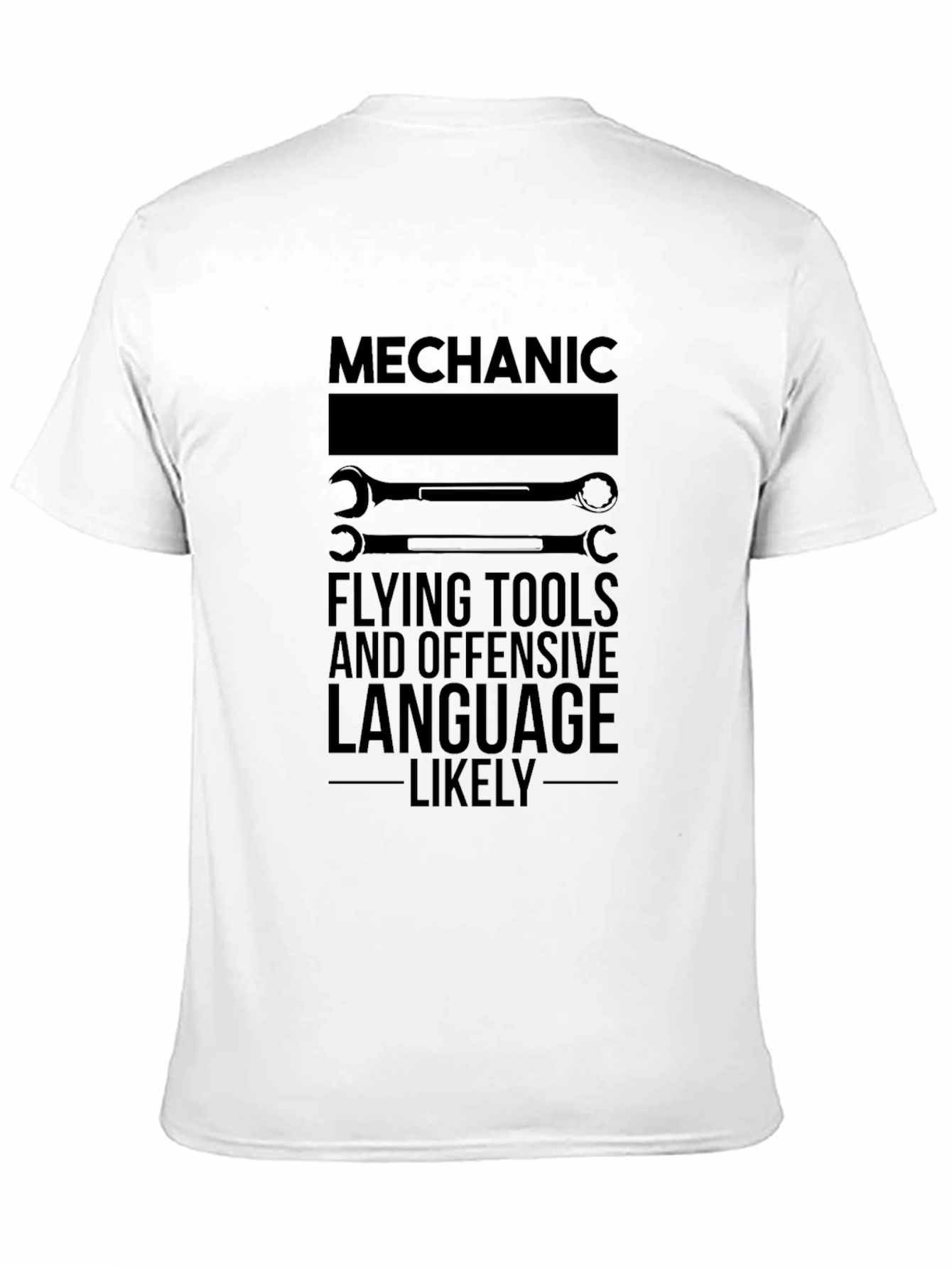 Camiseta Mecánico: Herramientas y Lenguaje Ofensivo