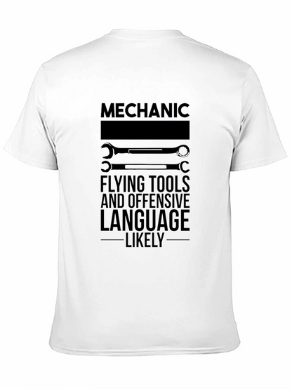 Camiseta Mecánico: Herramientas y Lenguaje Ofensivo