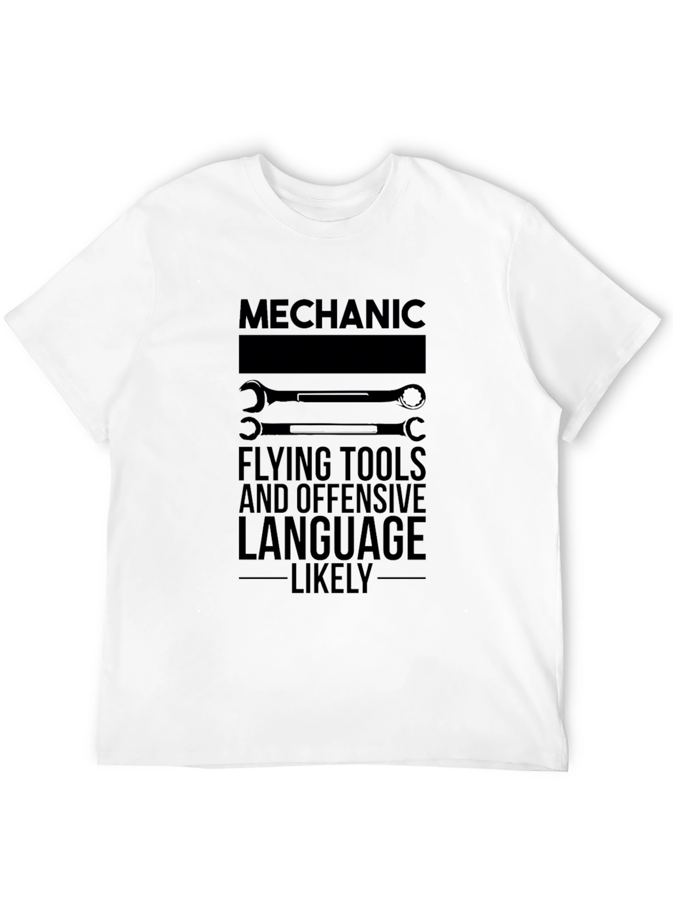Camiseta Mecánico: Herramientas y Lenguaje Ofensivo